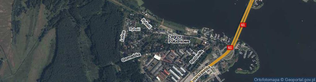 Zdjęcie satelitarne Wzgórz ul.
